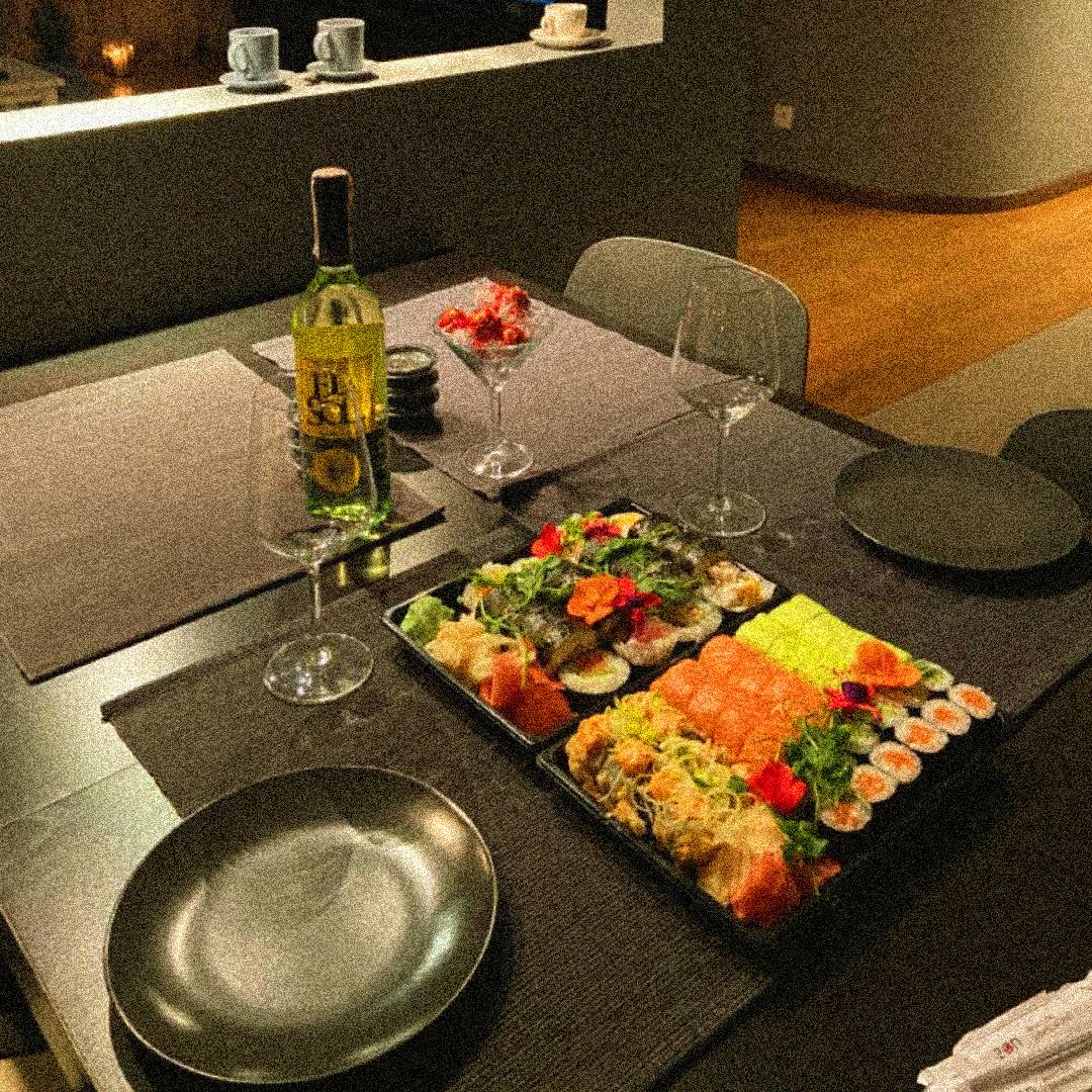 Preparo de sushi em casa
