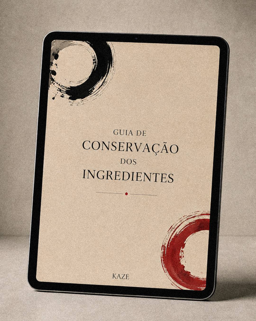 Mockup do guia de conservação