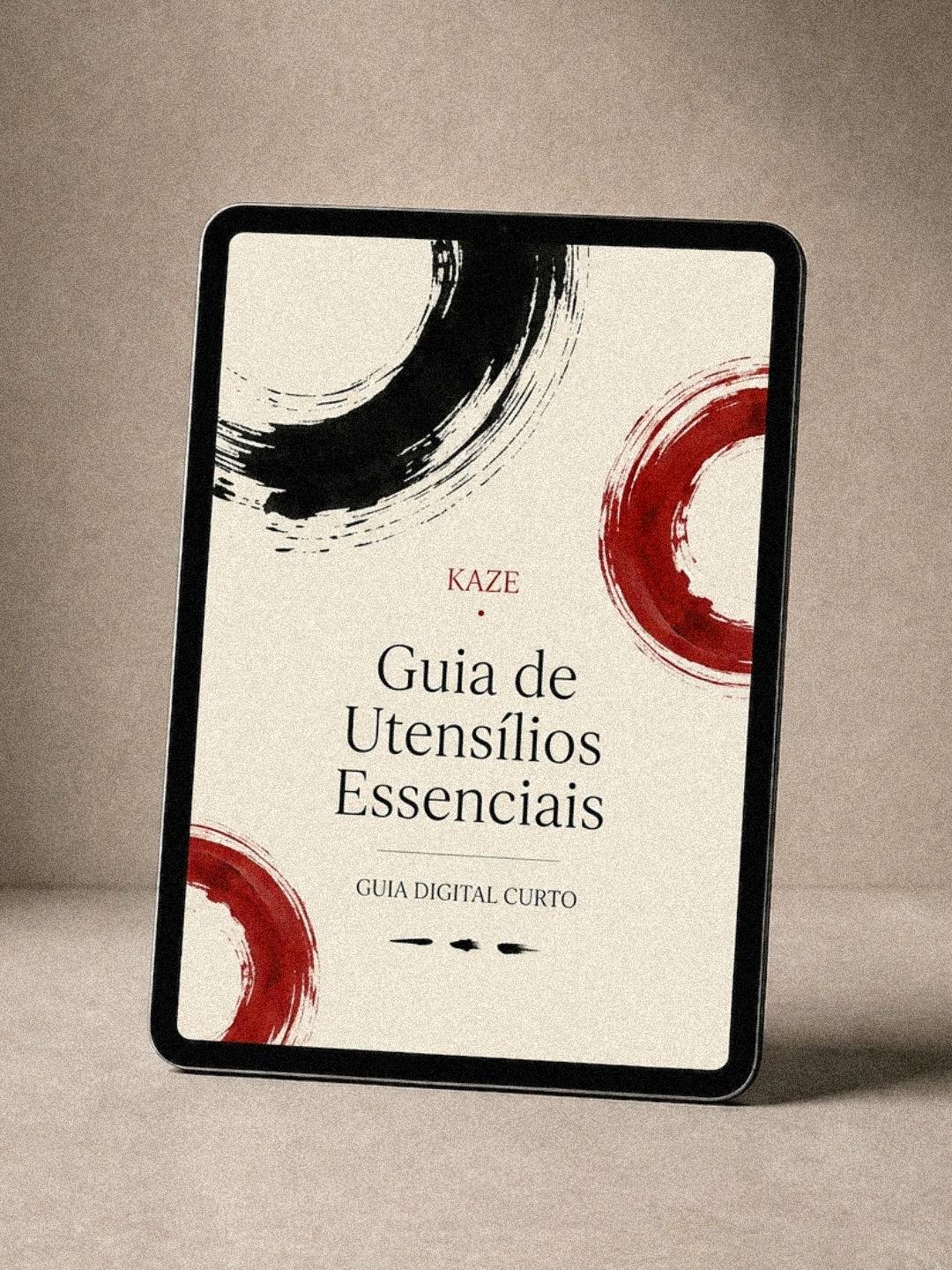 Mockup do guia de utensílios